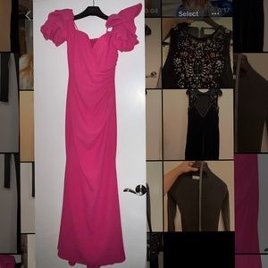 Dolce and Gabbana pink gown perfect for mothers day RUNWAY never worn